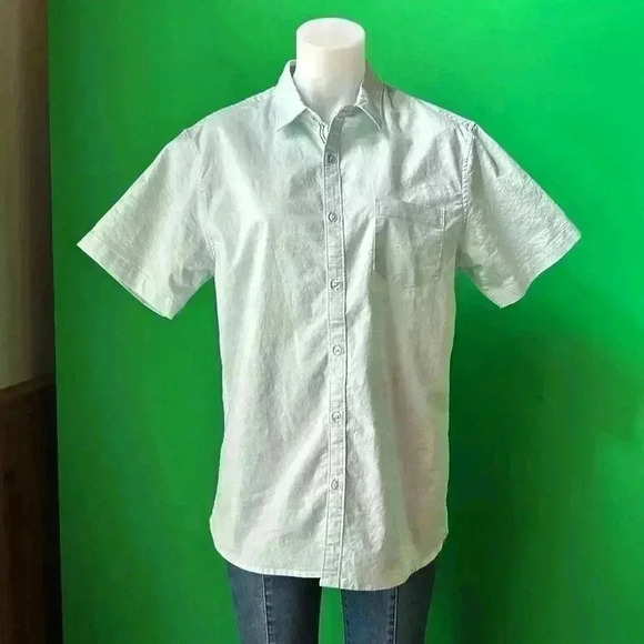 2/$15 separates, Across the Pond, men’s size, large, seafoam green - Picture 1 of 8